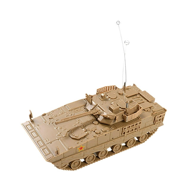 Modelo de Tanque de China 4D 1/72 CUTICAT Tanques en miniatura carro amarillo