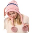 thumbnail image 1 of LinYooLi Women Slouchy Chunky Beanie Pompom Skull Hat Knit Warm Soft Fuzzy Lined Thick Trendy Cap, 1 of 6