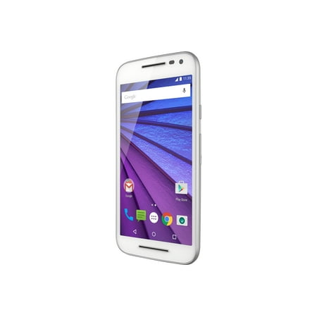 Motorola Mobility Moto G 16 GB Smartphone, 5" LCD HD 1280 x 720, 1 GB RAM, Android 5.1.1 Lollipop, 4G, White