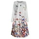 thumbnail image 4 of Vestido HUOGUO de manga larga casual con estampado de mariposas para mujer, 4 of 5
