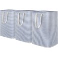 thumbnail image 1 of Cesto de ropa Lifewit, grande, plegable, 3 x 80 L, impermeable, azul, 1 of 9