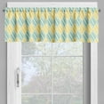 thumbnail image 2 of Ambesonne Abstract Window Valance, Pastel Geometric Dotted, 54" X 18", Mustard Almond Green, 2 of 5