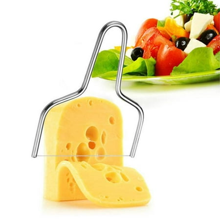 

Stainless Steel Eco-Friendly Wire Cheese Slicer Cheese Tool Butter Cutting Board Butter Cutter Knife Board Kitchen Kitchen Tools