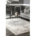 thumbnail image 1 of nuLOOM Leola Vintage Medallion Area Rug, 5' x 7' 5", Grey, 1 of 4
