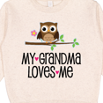 thumbnail image 3 of Inktastic Grandma Loves Me Girls Owl Toddler Sweatshirt, 3 of 4
