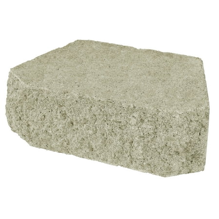 Pavestone 12" Limestone White Concrete Retaining Wall