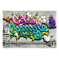 thumbnail image 3 of Street Art Wallpaper Wall Mural - City Jungle Parrot, 3 of 4