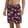 thumbnail image 2 of Cauagu Halloween Gnomes1 Print Men's Swim Trunks,Hawaiian Bathing Suit Swimsuits Beach Shorts with Pockets for Men Quick Dry Swimming Board Shorts-X-Large, 2 of 6