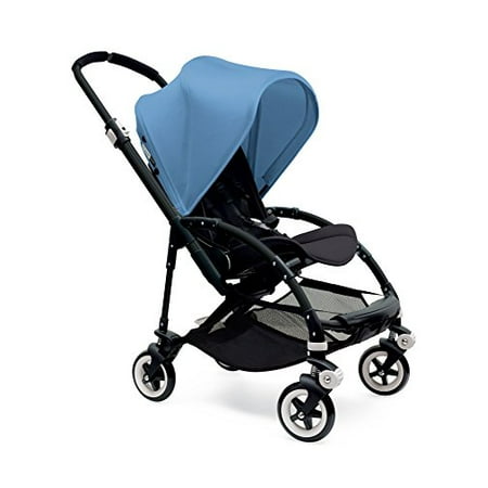Bugaboo Bee Footmuff - Bugaboo Bee 3 Black Frame Stroller With Red Seat (Ice Blue/Black/Black)
