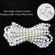 thumbnail image 3 of White Curtain Roller Blind Repair Kit with Metal Brackets, Bead Chain, and Holder Set for 30mm Blinds, 3 of 5
