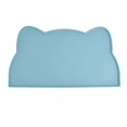 thumbnail image 1 of Estera de comida para gatos, estera de alimentación de silicona para mascotas para piso, bandeja de agua para perros antideslizante e impermeable, mantel individual para mascotas fácil de li, 1 of 5