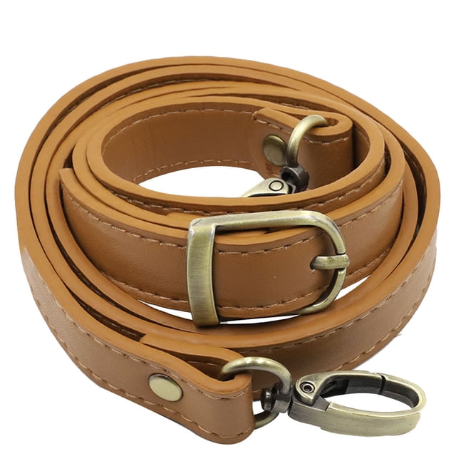 1Pc 120cm Cowhide Leather Handbag Handles Adjustable Shoulder Bag Replacement Strap DIY Crossbody Pouch Belt
