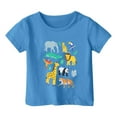 thumbnail image 1 of WEAIXIMIUNG T-Shirt à Manches Courtes Imprimé Décontracté pour Garçon et Fille, Col Rond, Ample, 6-7 Ans, 1 of 3