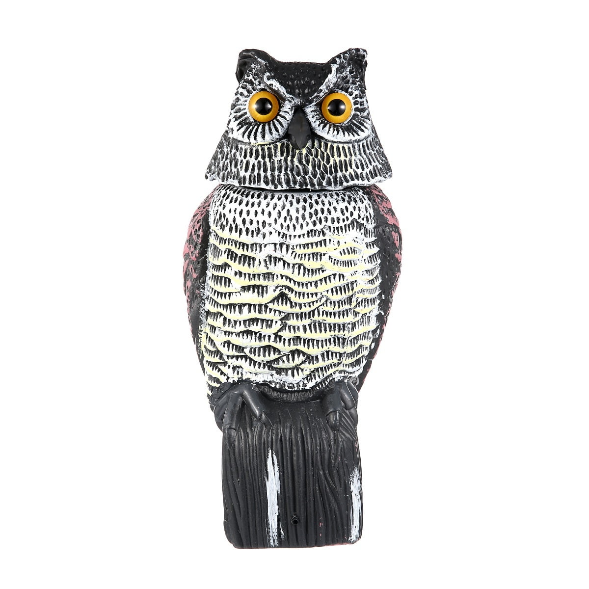 Cool Horned Owl Decoy Tweet Motion Activated & Tête Rotative FAUX Hibou statue 