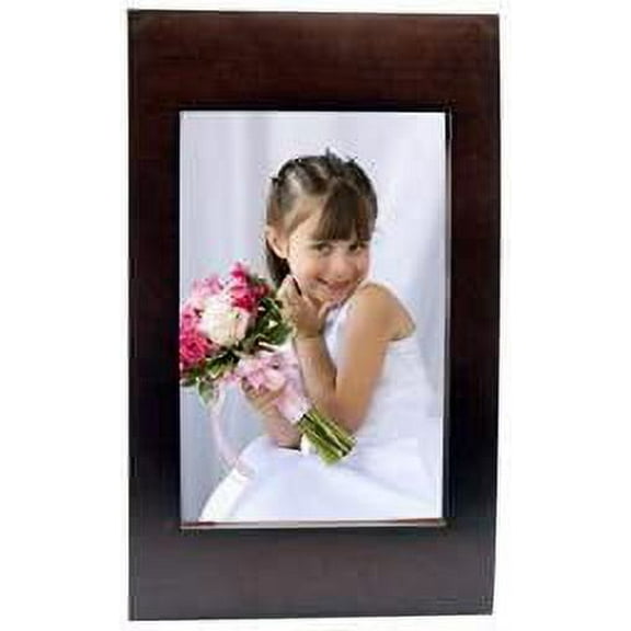 Walnut Wood 4" x 6" Contour Picture Frames - Pack of 12