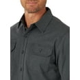 thumbnail image 4 of Wrangler Men's Long Sleeve Epic Soft Relaxed Fit Denim Shirt, 4 of 4