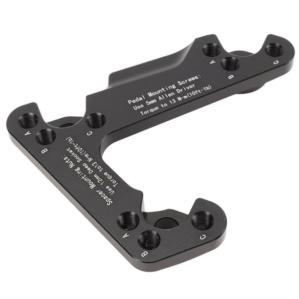 Espaciador del pedal del acelerador Montaje del Soporte de Reubicacia Confort Espaciador del pedal del Acelerador de 3 Posiciones Ajustables para Vehículo, Metal, SII