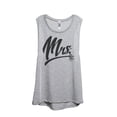 thumbnail image 1 of Mrs Loop Ring Women's Fashion Sleeveless Muscle Workout Yoga Tank Top Sport Grey Large, 1 of 3