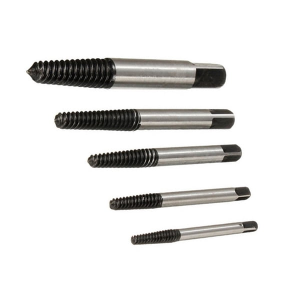 Damaged Bolt Screw Extractor 5Pcs Screw Extractor Drill Bits Guide Broken Damaged Bolt Remover