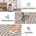 thumbnail image 7 of VUNATE 6'x9' Area Rugs for Living Room Jacquard Textured Modern Rugs Soft Geometric Rug for Bedroom Mid Century Washable Rug Non-Slip Bohemian Carpet Perfect for Dining Room Office Khaki, 7 of 7