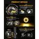 thumbnail image 2 of Luces Auxiliares para Motocicleta Auxbeam LED de Conducción 60W, 2 of 9