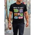 thumbnail image 2 of Note to Self Motivational Self Care Graphic Tee for Men Women, Positive Affirmation Short Sleeve T-Shirt, Casual Crew Neck Top for Daily Wear, 2 of 9