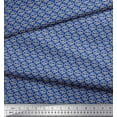 thumbnail image 3 of Soimoi Rayon Fabric Brush Stroke Abstract Printed Craft Fabric by The Yard 56 Inch Wide, 3 of 3