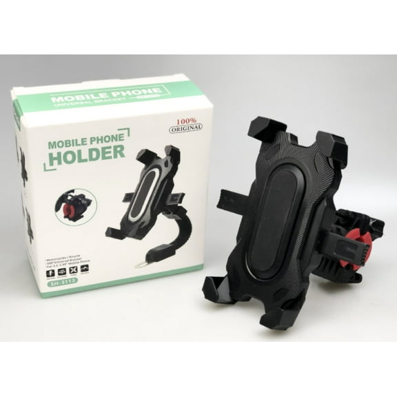 GUIYONG Motorcycle Phone Mount Cycling Phone Holder for Electric Scooter and Bike Handlebar Bike Phone Holder Motorcycle Phone Mount Motorcycle Handlebar Cell Phone Clamp