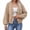 C21-NSLGXD Khaki Sweaters for Women, variant on Womens Toggle Button Knit Cardigan V Neck Cropped Long Sleeve Sweater Outwear Fall Fashion Top