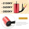 thumbnail image 3 of For S3670 2850KV Brushless Motor Sensorless Waterproof Motor And 120A Brushless ESC XT60 Plug Heat Sink Replacement For HSP HPI Traxxas 1/8 RC Car Truck, 3 of 7