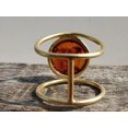 thumbnail image 4 of Amber Gemstone 925 Sterling Silver November Birthstone Solitaire Dignity Ring, 4 of 5