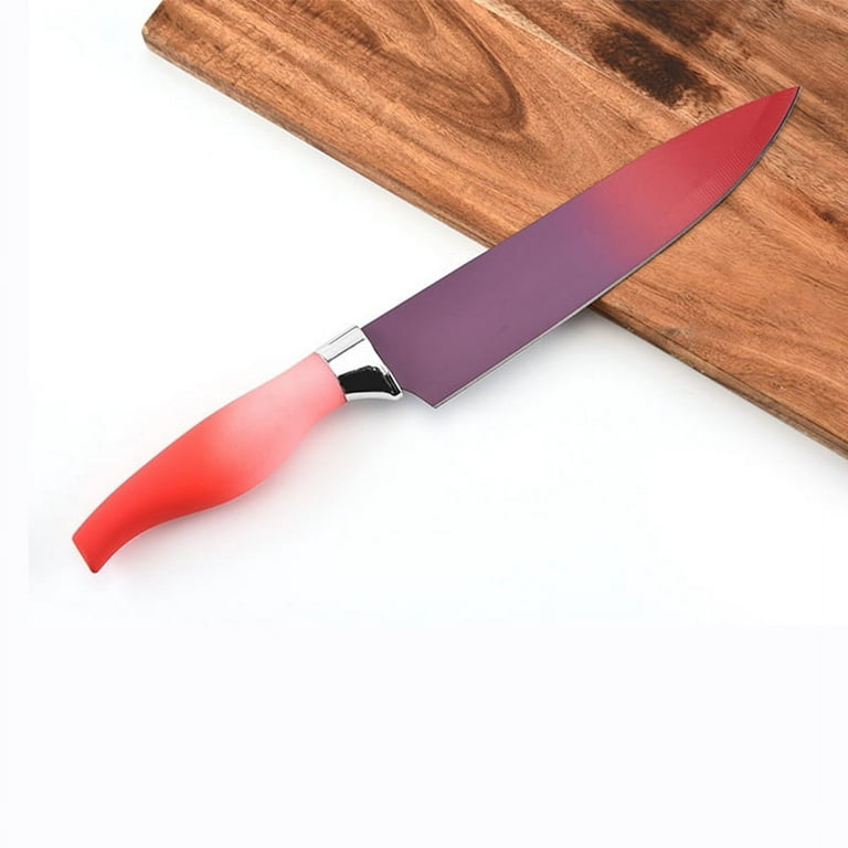 6 Pcs Hankook Seragh, Colorsplash, Assorted Kitchen Paring Knife Set w/  Covers