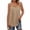 P Khaki, variant on Womens Ruched Cami Tank Top Thin Strap Loose Fit Sleeveless Summer Casual Blouse Shell Vest Top Lightweight Tee XXXXXXXL