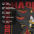 thumbnail image 4 of Men's Sonic the Hedgehog Shadow Text Frame  Graphic T-Shirt, 4 of 11