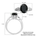 thumbnail image 6 of Black Tourmaline Ring 925 Sterling Silver Split Shank Statement Jewelry Engagement Women Size 7 Ct 2.75 Birthday Christmas Gifts for Women, 6 of 6