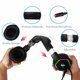 thumbnail image 4 of Auriculares para juegos con luz LED RGB, consola de juegos para computadora, estéreo 3D, 7.1 canales, auriculares para juegos con cable Inevent EL5129-00B, 4 of 6