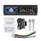 thumbnail image 2 of Unidad principal estéreo para automóvil Sunnimix 1 Din Bluetooth 5.0 2 puertos USB con volante control remoto LCD Kit, 2 of 8