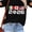 Black, variant on Soccer Cup 2026 Shirt for Women, USA Canada Mexico Football Match Patriotic Flag Graphic T-Shirt Jersey, Soccer Game Supporter Short Sleeve Tee Tops