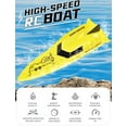 thumbnail image 4 of Bateau RC Simulé Télécommandé 2,4 GHz Bateau de Course Haute Vitesse Jouet de Piscine pour Enfants, 4 of 10