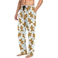 thumbnail image 4 of GZHJMY Christmas Pajama Pants for Men, Lounge Pants Lightweight Men Pajama Bottoms with Drawstring Pockets, Christmas New Year Birthday Gifts, XX-Large, 4 of 6