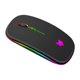thumbnail image 2 of Ratón inalambrico LED portátil 2.4G Silencioso 4 teclas Shamjiam Ratón ergonómico de carga USB RGB para PC, 2 of 7