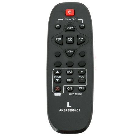 New AKB73598401 Replacement Home Theater Remote for LG Soundbar NB2020A NB2022A