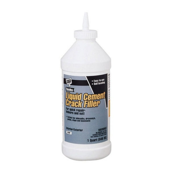 Dap 37584 Liquid Cement Crack Filler, 1 Quart, Gray