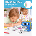thumbnail image 3 of Bravokids Kids Camera Instant Print,1080P Kids Instant Cameras, Christmas Birthday Gifts for Girls Boys Age 3-12, Toddler Digital Cameras for 3 4 5 6 7 8 9 10 Year Old Girl, 3 of 10