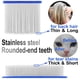 thumbnail image 5 of Wosthever 6 unids/Kit de cepillo de pelo para mascotas, cepillo de de plástico para eliminación de insectos, cepillo de bolsillo para pelos de Suministros de limpieza para el hogar Wosthever HA062989-00, 5 of 6