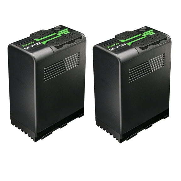Kastar BP-A100 Battery 2-Pack Replacement for Canon BP-A Series BP-A30 BP-A60 BP-A65 BP-A68 BP-A90 US 0870C002 Battery, CG-A10 CG-A20 Charger, Canon XF605 4K UHD, XF705 4K UHD Cinema Camcorder
