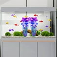 thumbnail image 6 of AQUANEAT Artificial Aquarium Plants, Fish Tank Plants Plastic, Aquarium Decor Large, 15.5 inch Purple Fish Tank Decorations, 2pcs, 6 of 6