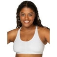 thumbnail image 5 of Fruit of the Loom Women's Shirred Front Racerback Sports Bra, Style-90011, 3-Pack, 5 of 7