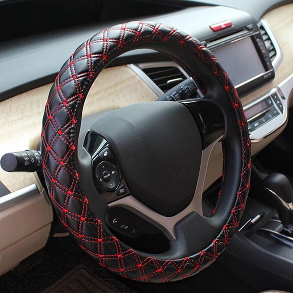 FurNest Car Steering Wheel Cover, Sport Anti Slip Handle Cover, C4L