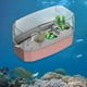 thumbnail image 2 of Hábitat de acuario de tortuga Sunnimix extraíble con bomba de agua Para cangrejos reptiles pequeños 18 cm x 18 cm x 18 cm rosa, 2 of 6